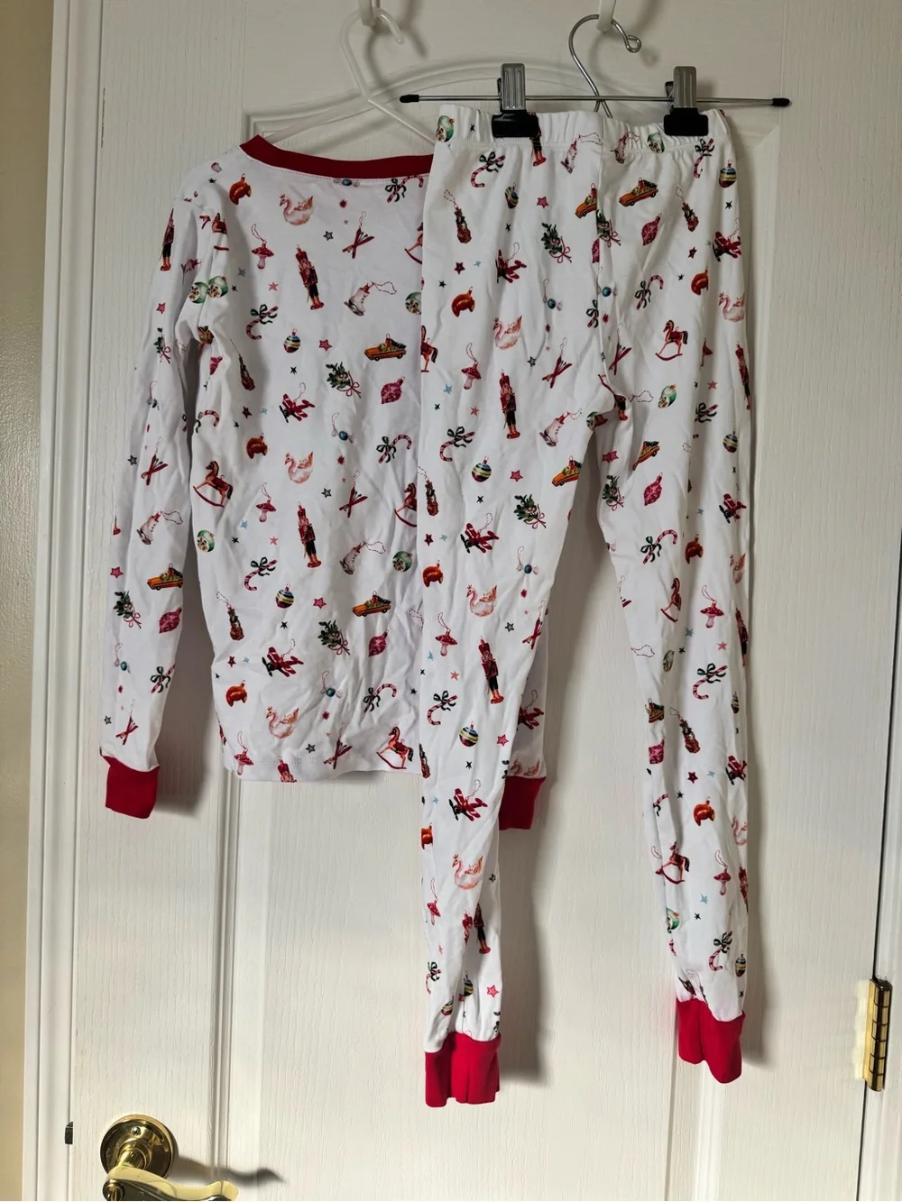 Lake Kids Christmas Pajama Set Size 10 Holiday Cotton